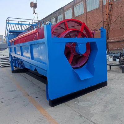 Planta de lavado de oro portátil 50 TPH pantalla de tambor móvil con tamaño de alimentación 300 mm