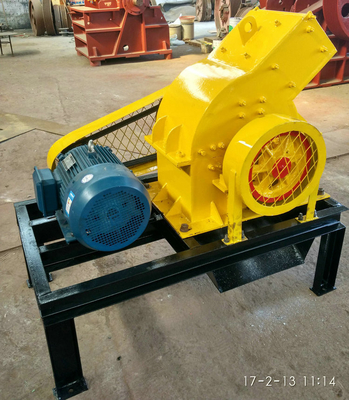 Maquinaria de trituración de martillos de mineral de oro móvil/Mini Stone Rock Hammer Crusher Machine con guía del ingeniero