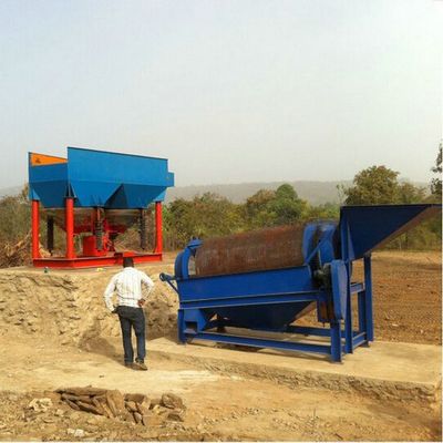 Equipo de minería de oro planta de lavado de oro mini pantalla de tambor móvil según la capacidad