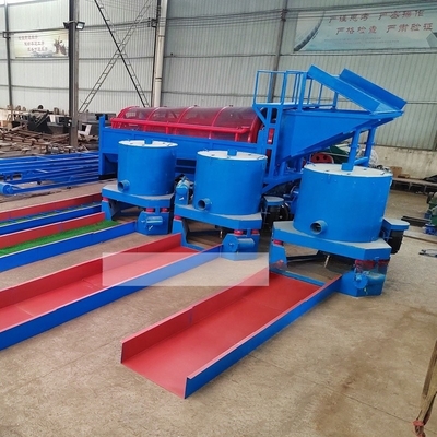 Separador de flotación y pantalla de tambor de acero inoxidable para el sistema de separación de oro 50T-500T
