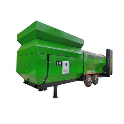 6200 KG Capacidad de tambor rotativo Trommel Screen para la máquina de compostaje de suelo circular vibratorio