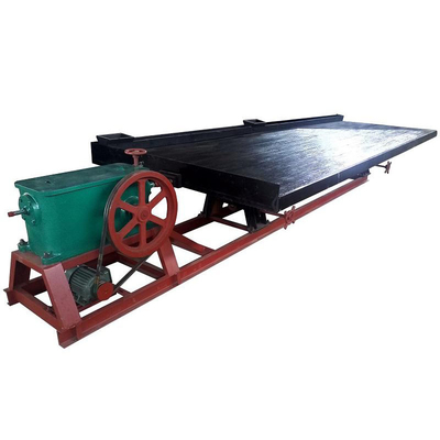 Tabla de agitación con alta tasa de recuperación Equipo de concentración de minerales de operación conveniente