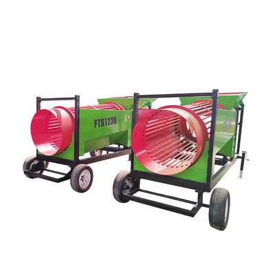 Equipo de tamiz rotativo de leña de eficiencia confiable para tamaño de descarga personalizable