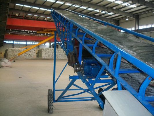 Cinturón transportador pequeño de PVC industrial para la construcción 100 kg Peso y tamaño personalizable