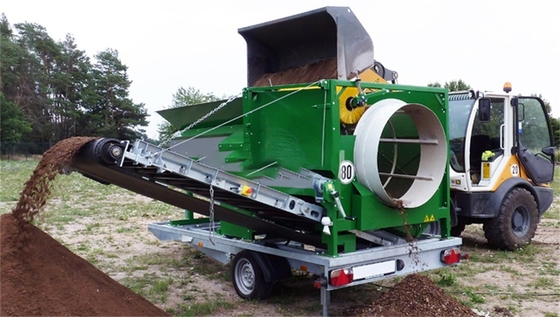 Espectrógrafo de tambor rotativo para el compost Carbón vegetal Suelo Madera de fuego Gusanos de roca Suelo superior