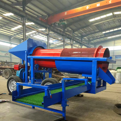 Equipo de minería de oro aluvial pantalla de tambor con suministro de piezas de repuesto de por vida