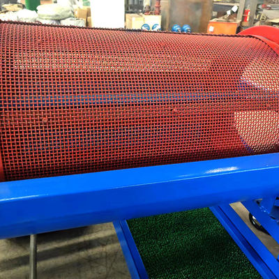 Equipo de minería de oro aluvial pantalla de tambor con suministro de piezas de repuesto de por vida