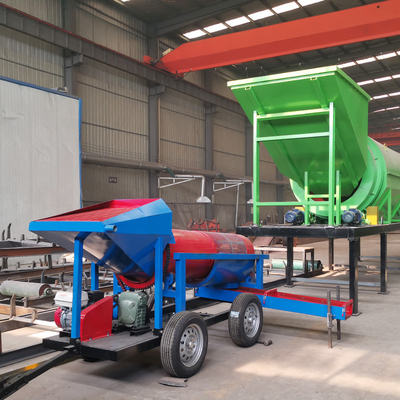 Máquina móvil de separación de metales de diamantes de 220V/380V/415V/440V para equipos de minería de oro
