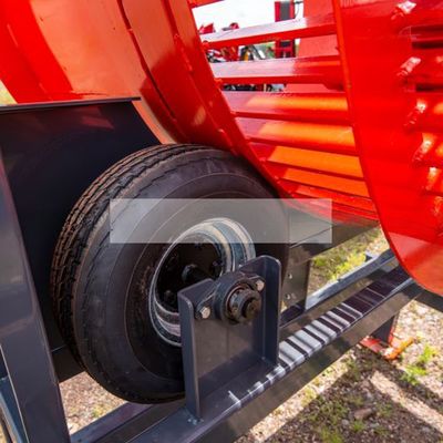 Tamaño de descarga personalizable pantalla de tambor de leña pequeña y móvil