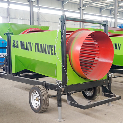 Pantalla de tambor móvil de tipo rotativo automático para aplicaciones de minería de energía