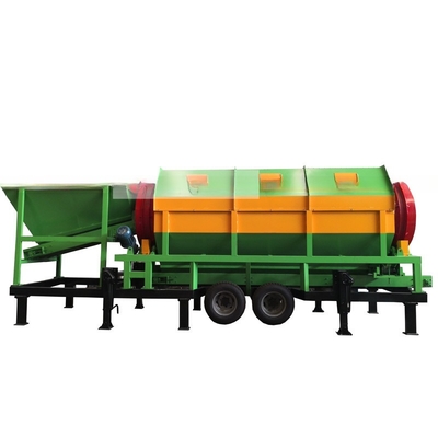 1-200 toneladas por hora Capacidad línea de reciclaje de residuos y basura Máquina de cribado de cenizas de carbón