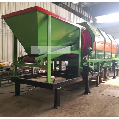 Instalación de minería energética Vibración manual Compost Pantalla de tamiz de rotación para cribado