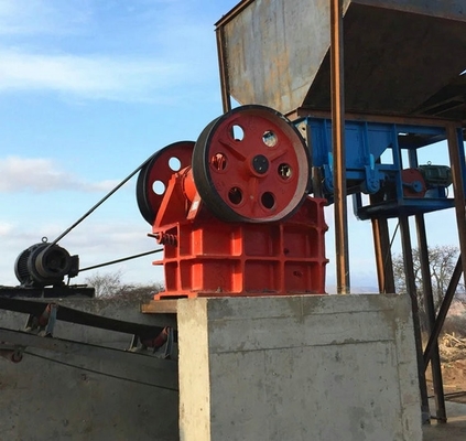 PE400X600 trituradora de mandíbulas trituradora de piedra con menos del 18% de humedad del material