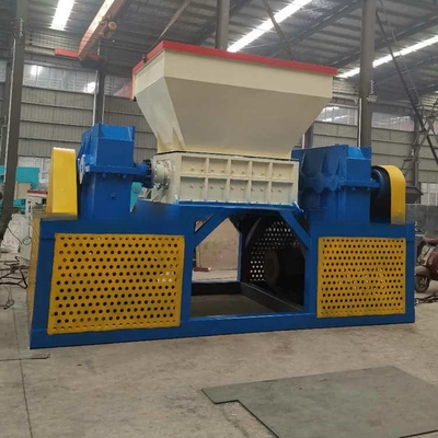 Máquina de trituración de metales con doble eje móvil de desechos de hierro para automóviles con concha para una larga vida útil