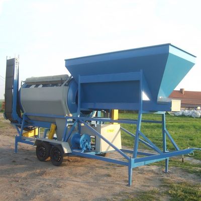 Sifador de trombetas de tipo móvil para compostaje del suelo y para el cribado de fertilizantes orgánicos