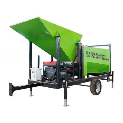Separación vibratoria rotativa industrial de acero carbono con pantalla de tambor para trabajo pesado