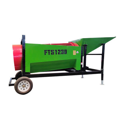 Separación vibratoria rotativa industrial de acero carbono con pantalla de tambor para trabajo pesado