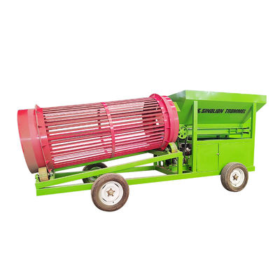 Separación vibratoria rotativa industrial de acero carbono con pantalla de tambor para trabajo pesado