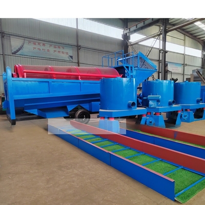 Equipo de extracción de oro de alta recuperación de 3000 KG en Ghana Planta móvil de lavado de oro