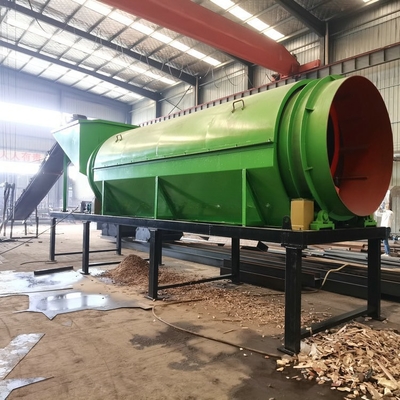 Acero de alambre tejido 2200 KG pantalla de tambor para la planta de detección de leña y madera de leña