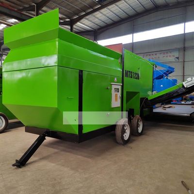 Espectrógrafo de suelo gris Generador diesel Madera Madera de leña Tipo tambor máquina de pantalla