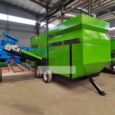 Espectrógrafo de suelo gris Generador diesel Madera Madera de leña Tipo tambor máquina de pantalla