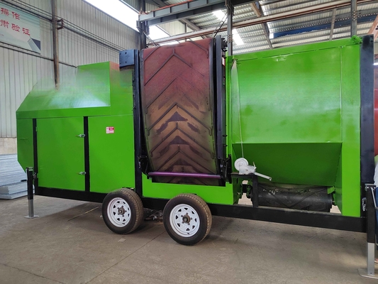 Máquina de tamizado de compost móvil de alta capacidad con transportador de cinta en Australia