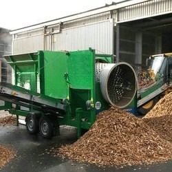6700 KG Leña de leña Residuos de madera Superficie del suelo Arena grava Pantalla de lavado Trommel Pantalla máquina