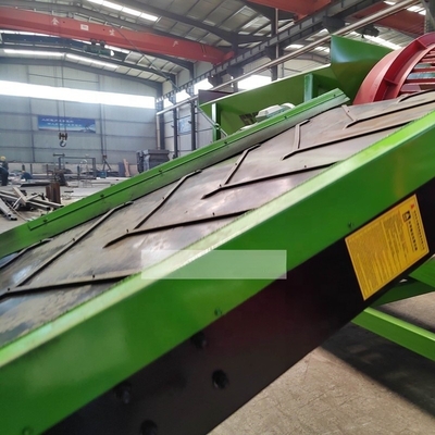 6700 KG Leña de leña Residuos de madera Superficie del suelo Arena grava Pantalla de lavado Trommel Pantalla máquina