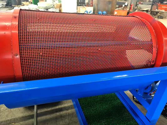 5 a 10 t/h Capacidad tambor de lavado de arena de oro para equipos de plantas de extracción de oro aluvial