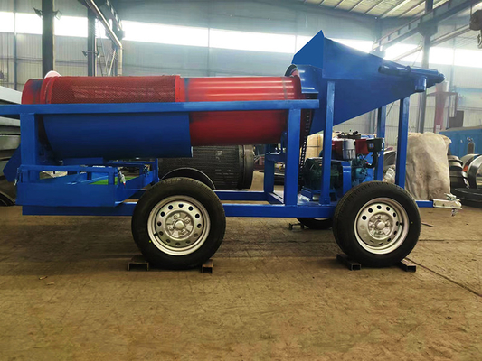 5 a 10 t/h Capacidad tambor de lavado de arena de oro para equipos de plantas de extracción de oro aluvial