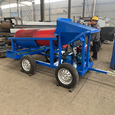5 a 10 t/h Capacidad tambor de lavado de arena de oro para equipos de plantas de extracción de oro aluvial
