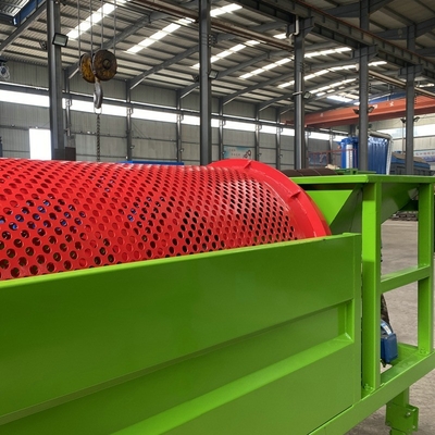 Capacidad de pantalla móvil de trompas 520 KG para las operaciones de detección de suelos superficiales y compost