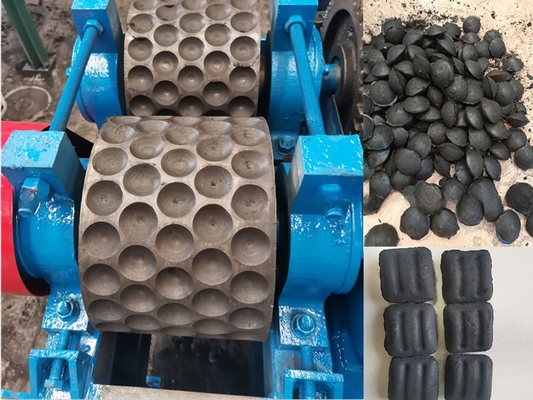 Máquina de moldear briquetas de carbón en polvo de tensión 380v 415v para la fabricación de briquetas de carbón