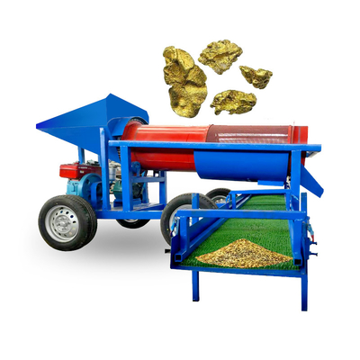 Equipo de extracción de oro de 220V/380V de tensión Mini planta de lavado de oro con pantalla de tambor pequeño
