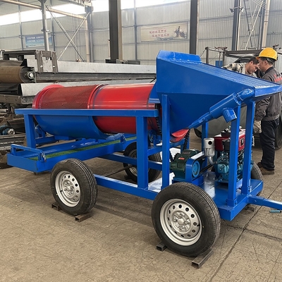 Equipo de extracción de oro de 220V/380V de tensión Mini planta de lavado de oro con pantalla de tambor pequeño