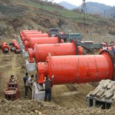 Gran tamaño y 100 kg 900x3000 Motor diesel portátil piezas de molino de bolas para la extracción de oro