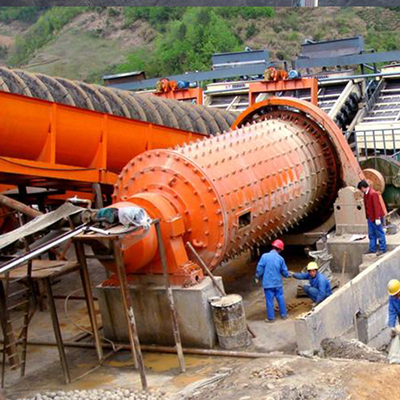Gran tamaño y 100 kg 900x3000 Motor diesel portátil piezas de molino de bolas para la extracción de oro
