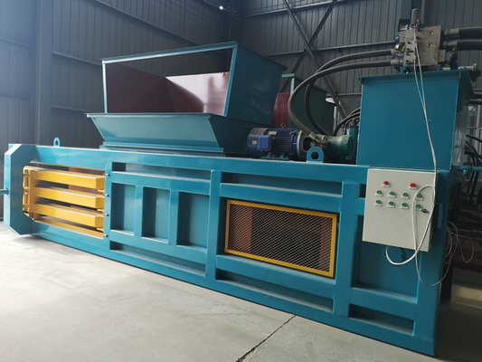 Material de embalaje de plástico Máquina de embalaje horizontal caliente para reciclar desechos de espuma