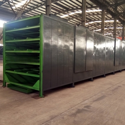 Horno de secado industrial personalizado para la línea de producción de briquetas de carbón y 4 capas