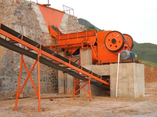 Motor eléctrico alimentador giratorio automático de vibración de grizzly para planta de trituración de arena de piedra