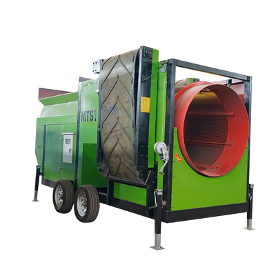 1200x2500 Escrín de trompas de compost para la detección de residuos móviles en la producción de compost