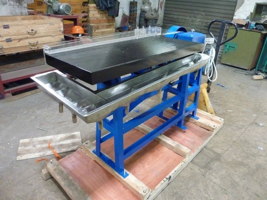 Máquina de vibración de la mesa de agitación de oro para la separación de minerales pesados 380V/415V/440V
