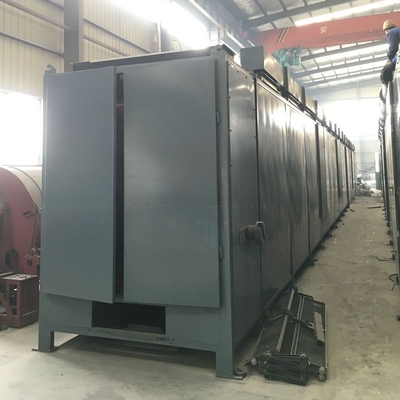 Alta Productividad Hojas de madera BBQ Carbón de leña Briquette malla de banda secadora con rendimiento