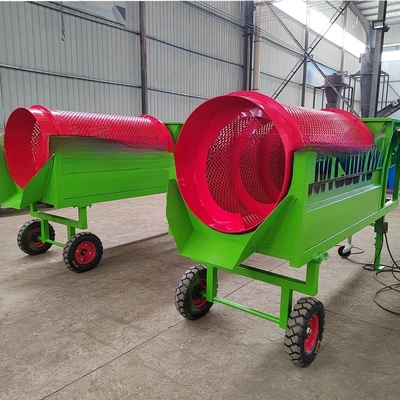 Fácil de operar 15-90 metros cuadrados Automático Trommel Screen Drum Sieve Separador para granjas