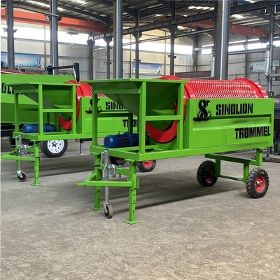 Fácil de operar 15-90 metros cuadrados Automático Trommel Screen Drum Sieve Separador para granjas