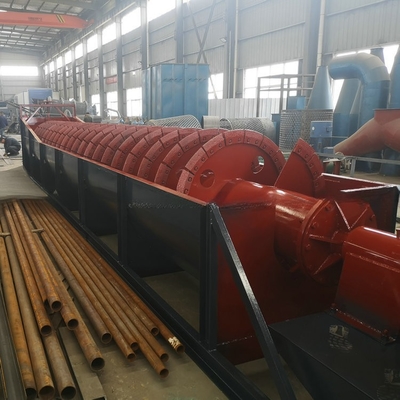 Planta completa de lavado de arena de río con clasificador de tornillo Máquina de lavado de arena espiral