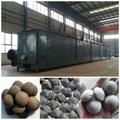 2024 Cinturón transportador de malla de bolas de carbón Horno de secado con y fuente de calefacción de infrarrojos lejanos