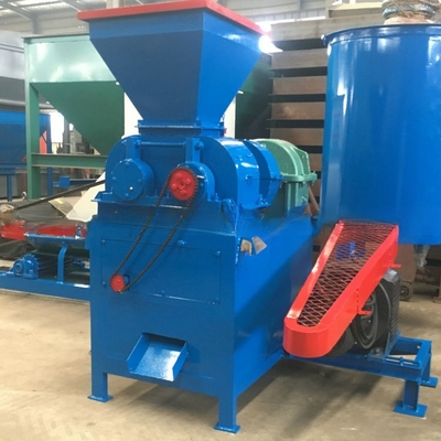 Máquina de fabricación de bolas de briquetas en polvo seco de cal pulverizado para residuos de madera 2900*1100*1800mm