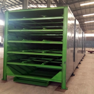 500-1000 kg/h Acero carbono Carbón de la cadena de briquetas de la placa secador de malla de la correa secador con 1